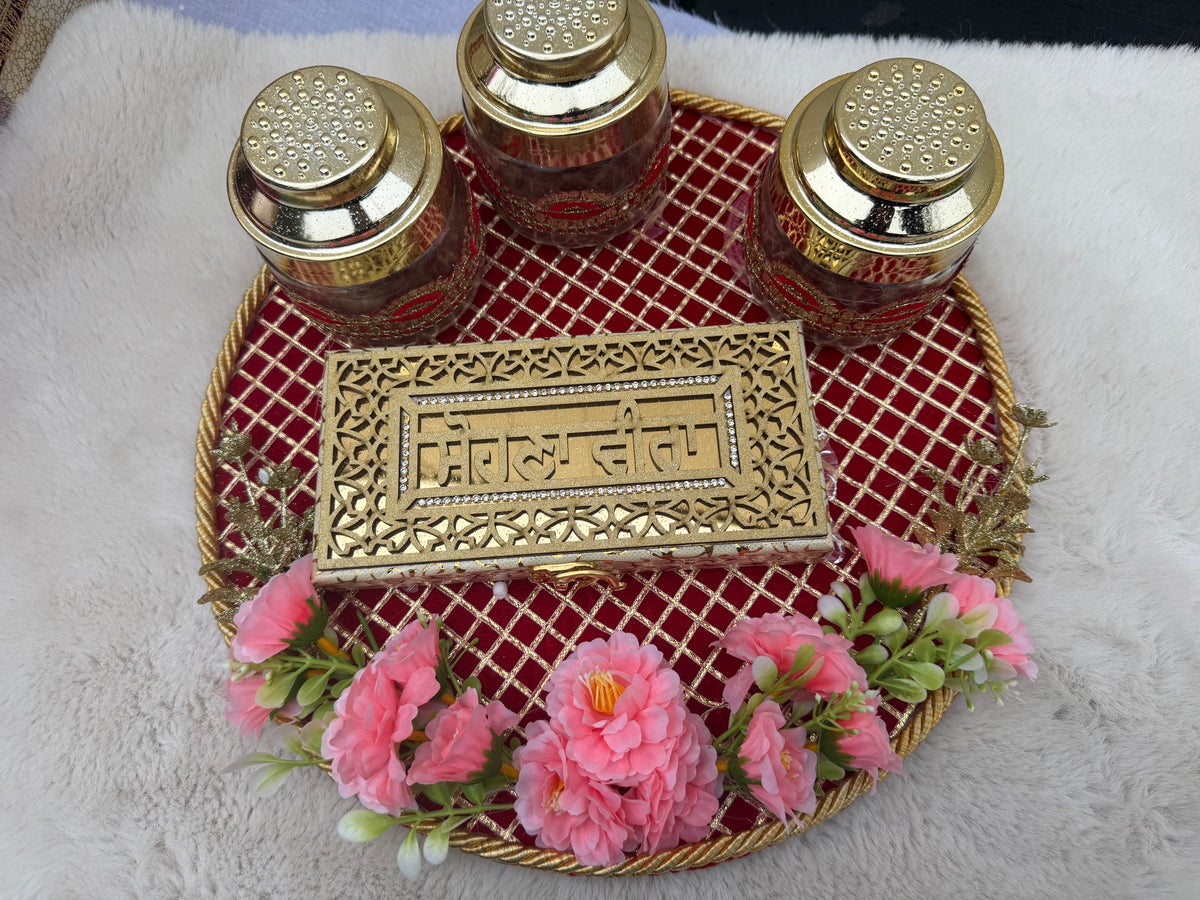 Rakhi Hamper Box with Plater