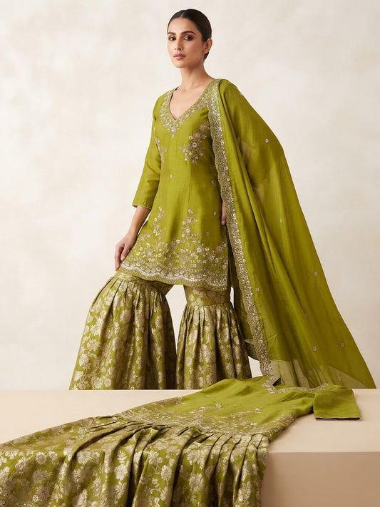 Mehndi Sharara suit ❤️