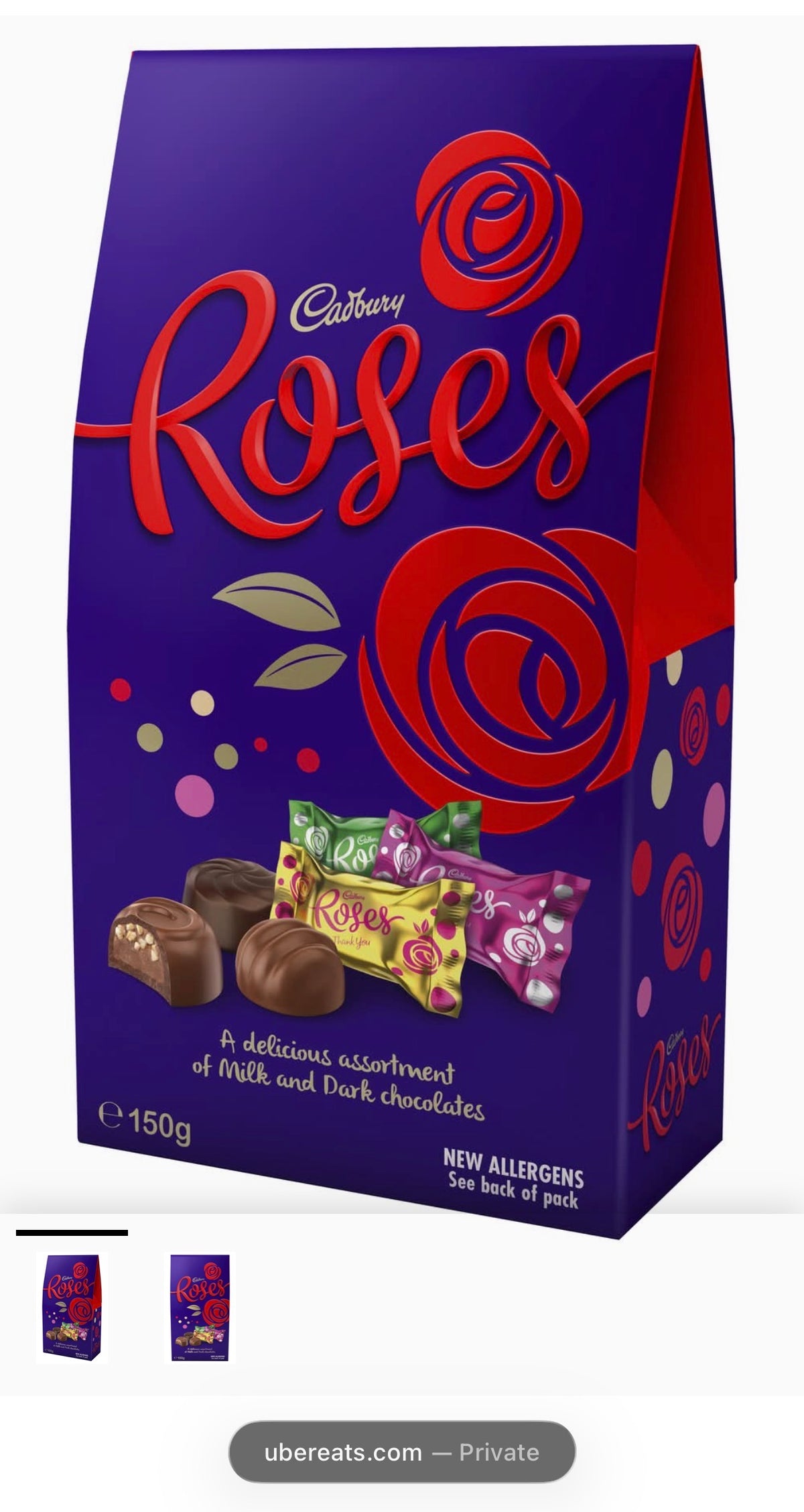 Roses choclates