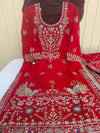 Heavy Red Suit with dupata work ❤️