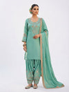 Boutique style hand embroidered suit