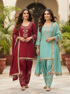 Boutique style hand embroidered suit