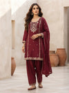 Mehroon Partywear suit