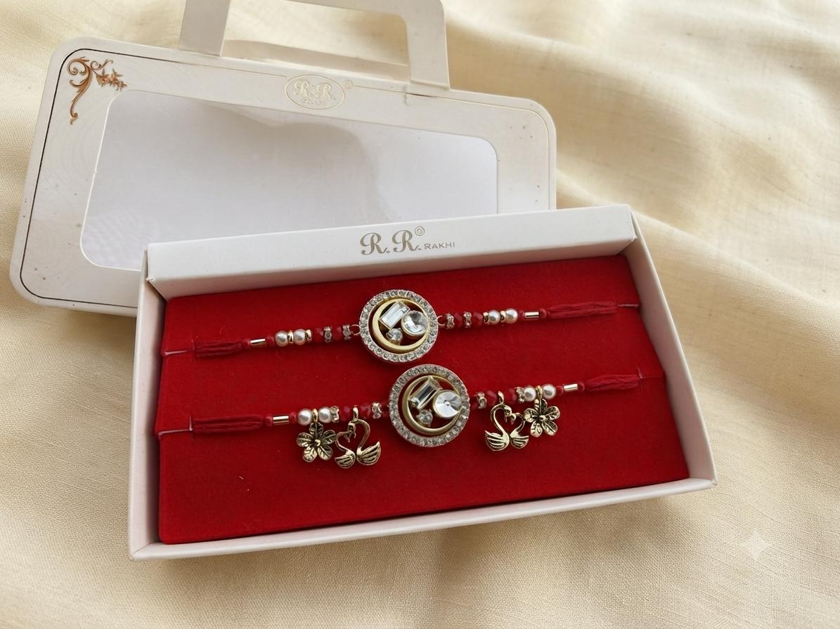 Veer-Bhabi Combo Set Rakhi