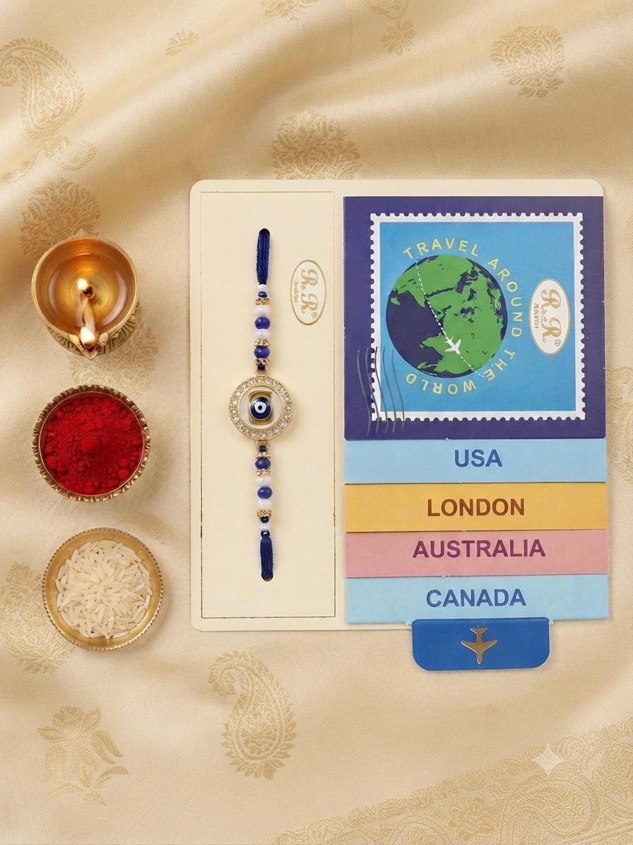 Country Map Evil-Eye Rakhi