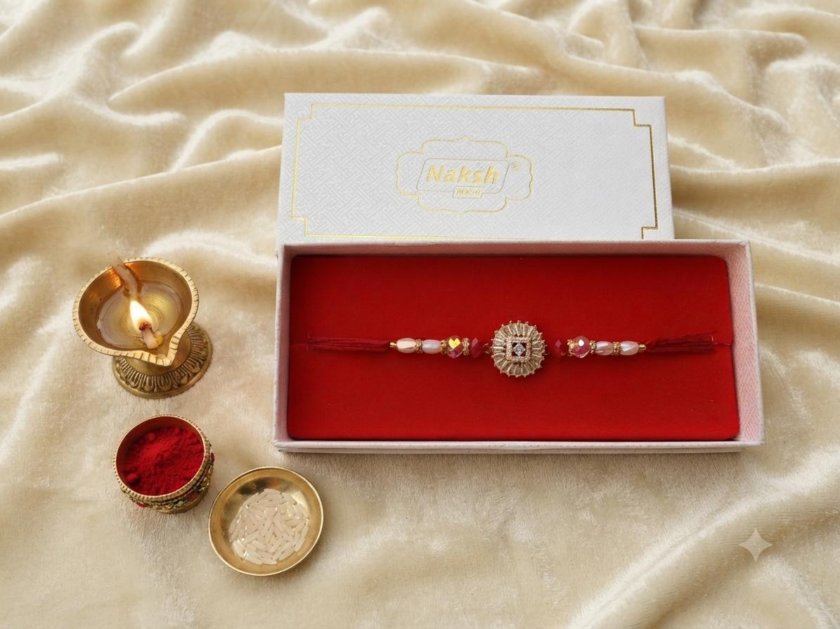 American Dimond Traditional rakhi