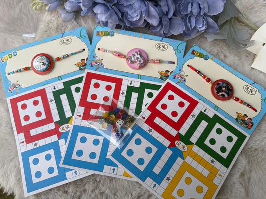 Ludo & Snack Ladder (2 in 1) Game Rakhi