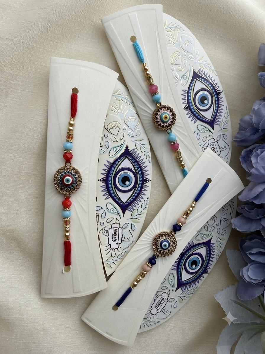 Assorted Evil Eye Rakhi