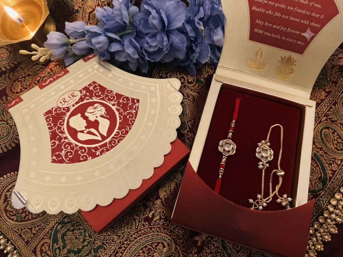Premium AD Bro-Bhabi Combo set Rakhi