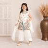 Elegant White Girls Punjabi Patiala Suit