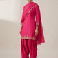 Stylish Hot pink Hand embroidered suit🌺