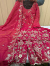 Shimmer fabric Pink Sharara suit ❤️