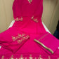Stylish Hot pink Hand embroidered suit🌺