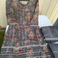 Grey colour pearl work suit