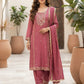 Beautiful pastel colour  hand-embroidered suit