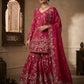 Shimmer fabric Pink Sharara suit ❤️