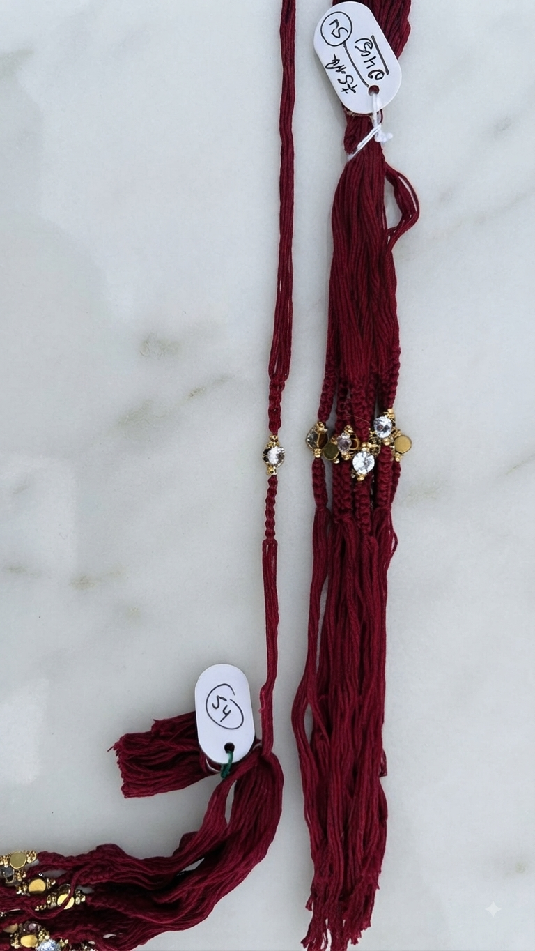 Single Stone Rakhi threads (per pc)