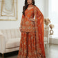 Rust Sharara suit ❤️