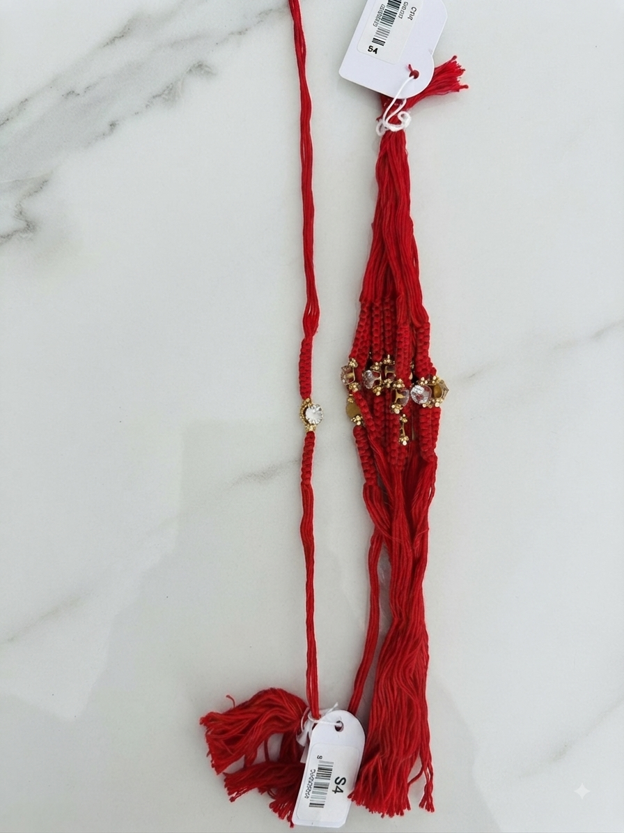 Single Stone Rakhi threads (per pc)