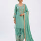 Boutique style hand embroidered suit