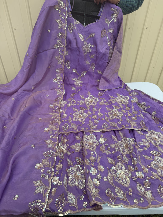 Lavender Sharara suit ❤️