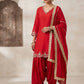 Red Hand embroidered Suit