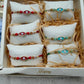 Assorted colour Premium Cushion Evil Eye Rakhi