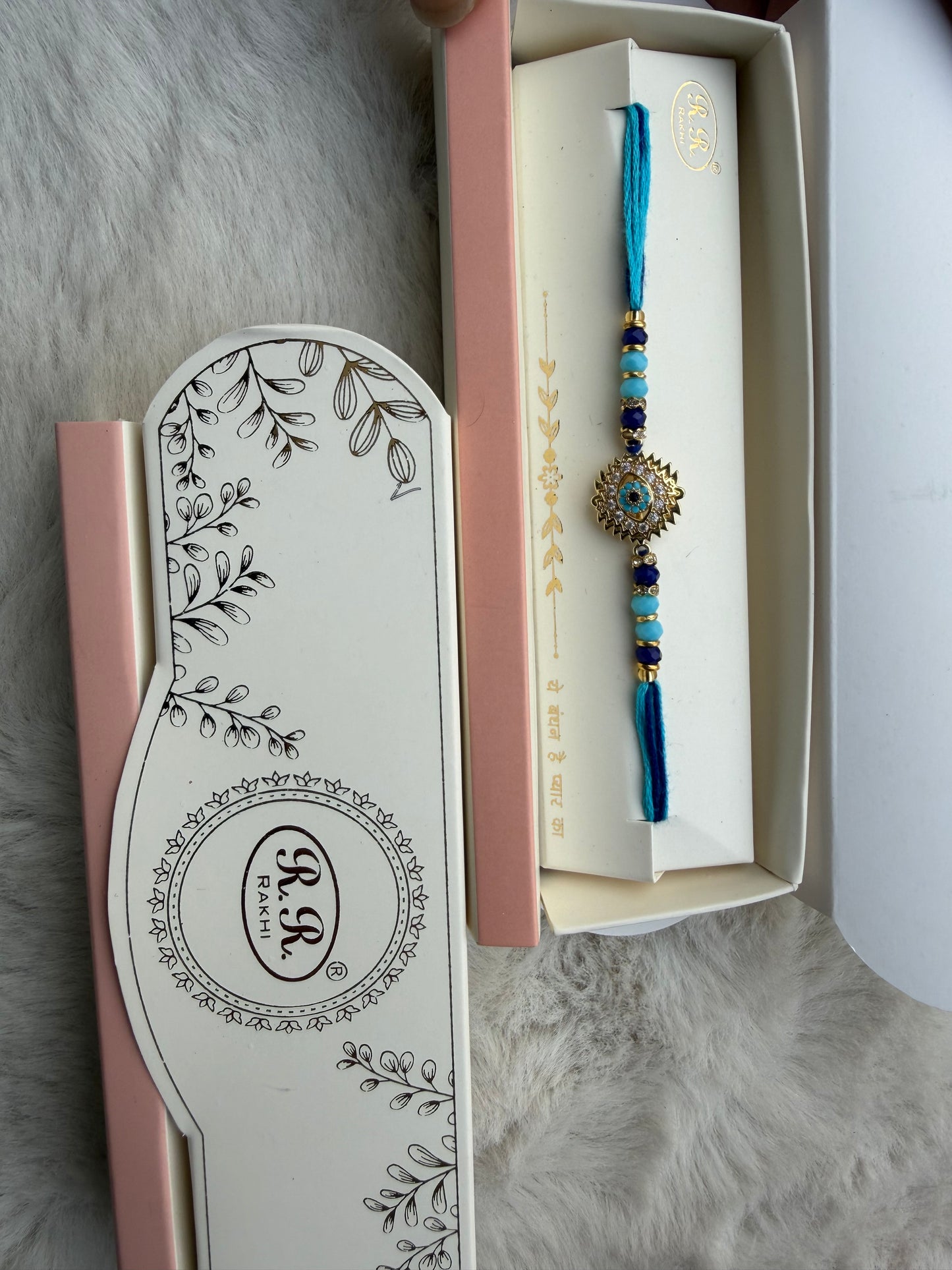 Spinning evil Eye Premium AD rakhi