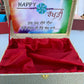 Golden medium size empty hamper box