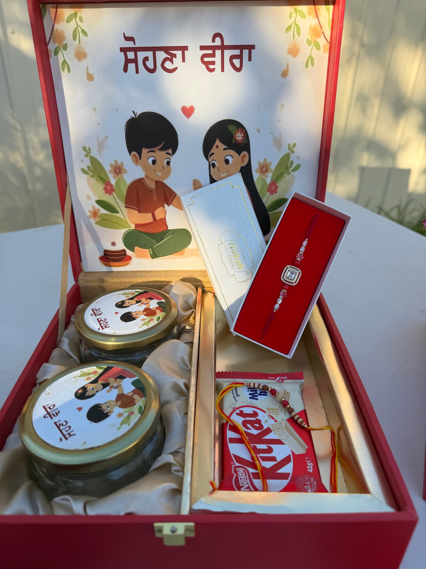 Rakhi Hamper Box for Bro (includes Nuts ,