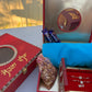 Rakhi Hamper Box (Includes Turban , Bro-Bhabi combo set , Nuts & chocolates )