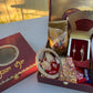Sohna veera Rakhi Hamper Box (includes Bro-Bhabi combo set , Roli-Chawl thali , chocolate packing , nuts , chocolates & skittles )