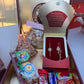 Hamper Family Box (includes comboset, 2 assorted kids rakhi , nuts & chocolates