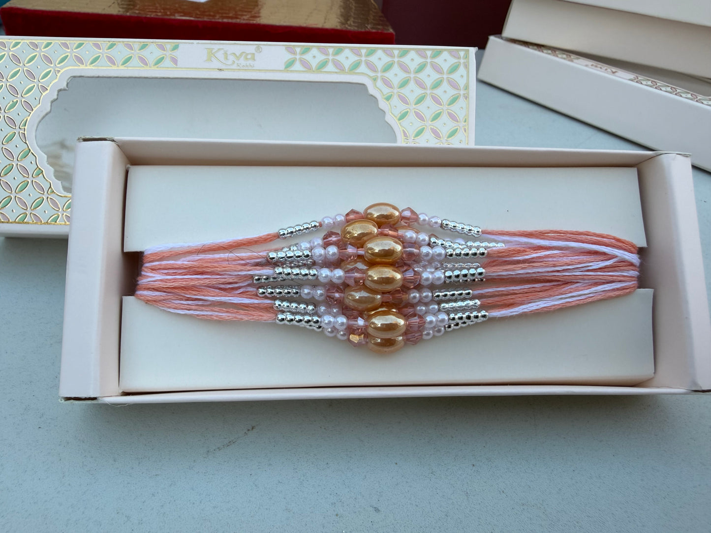 Light colour pearl Threads (just write in note which colour you want )