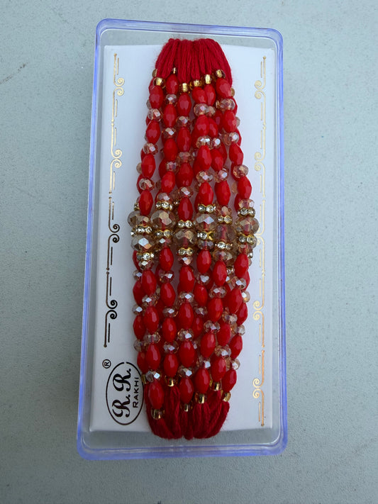 Crystal Rakhi threads (per pc)