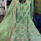 Pista Green Boutique Salwar suit with Dupata work