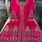 Hot pink Hand embroidered Punjabi suit (Bottom Salwar)