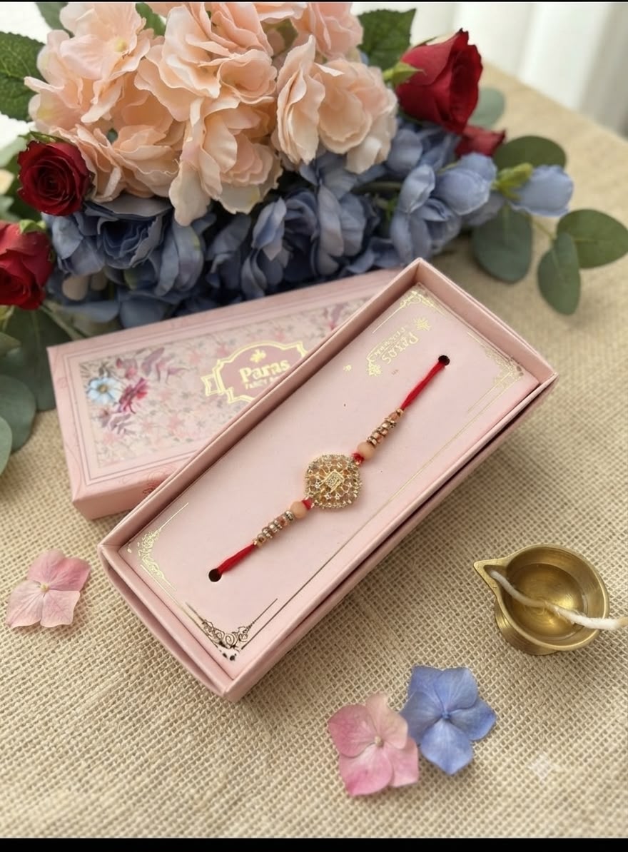 Premium American Dimond Rakhi