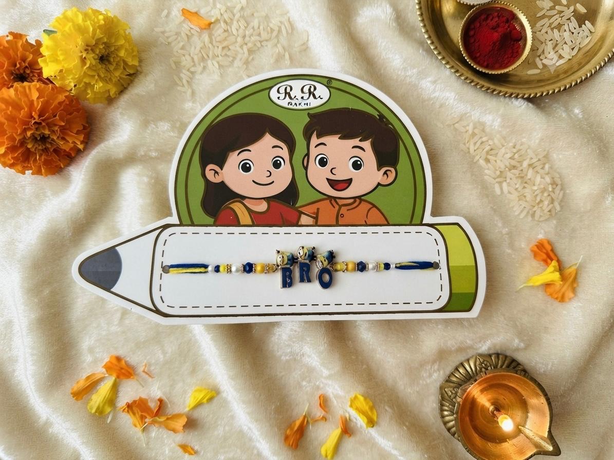 Kids Minions character Bro Rakhi