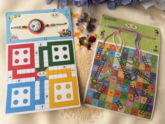 Ludo & Snack Ladder (2 in 1) Game Rakhi