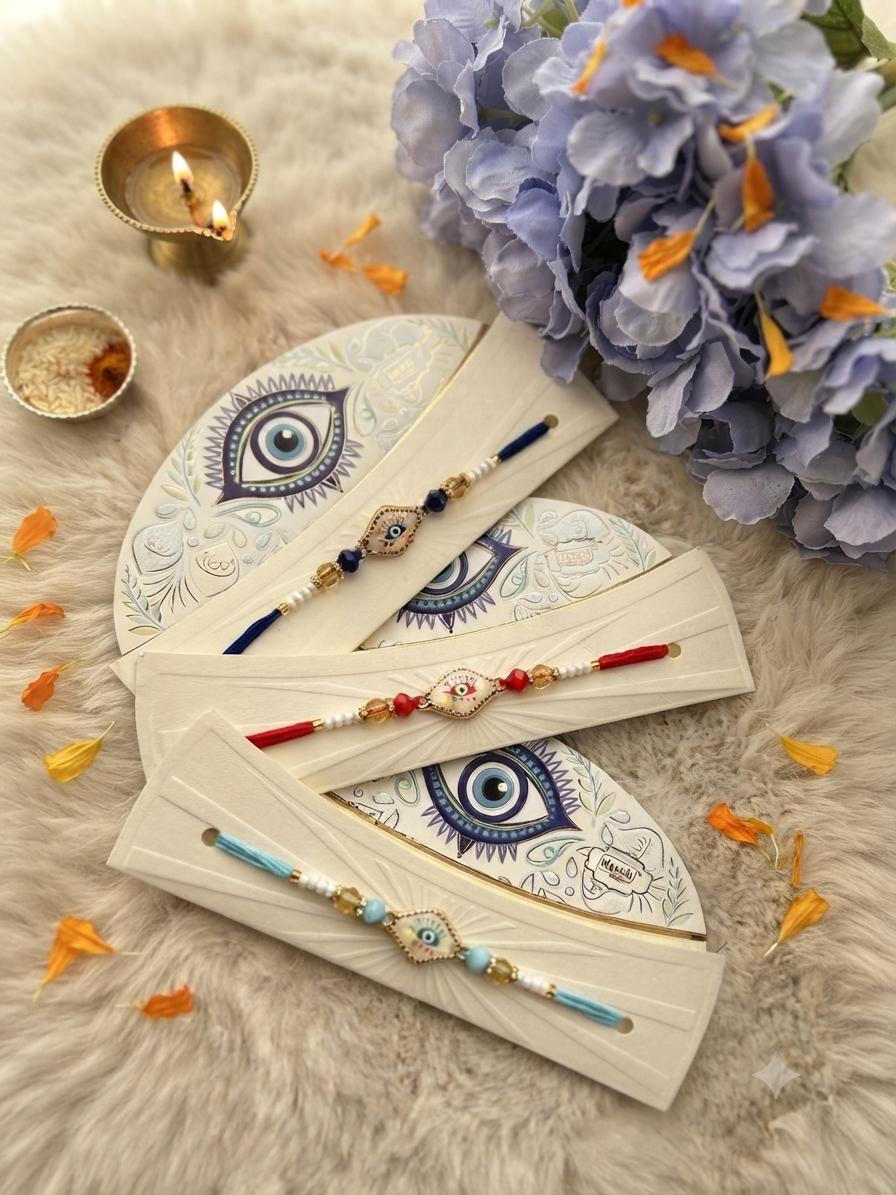 Assorted Evil Eye Rakhi