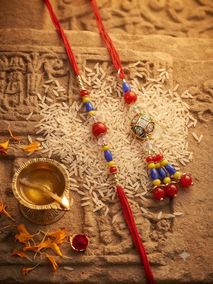 Couple Rakhi Set