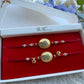 Traditional Designer Bro-Bhabi Combo Rakhi Set