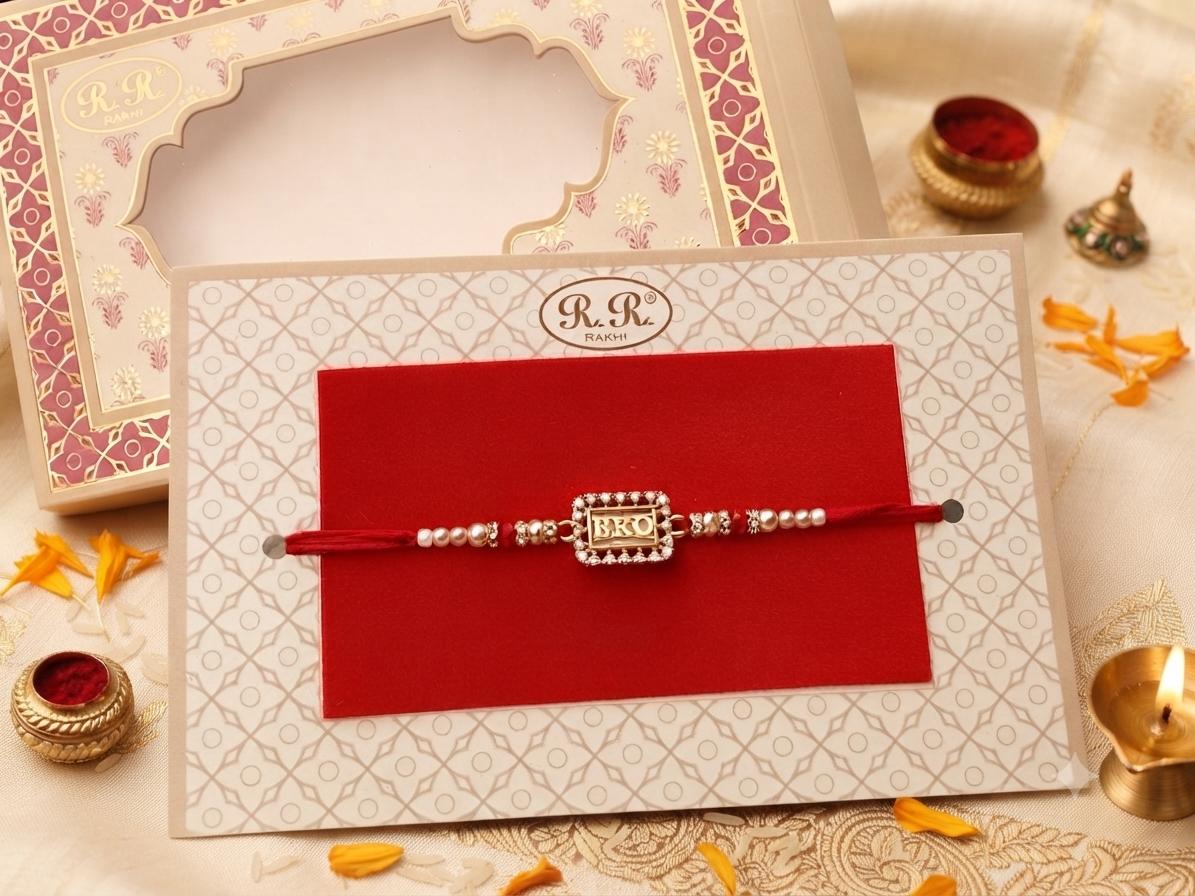 BRO Rakhi In American Dimond