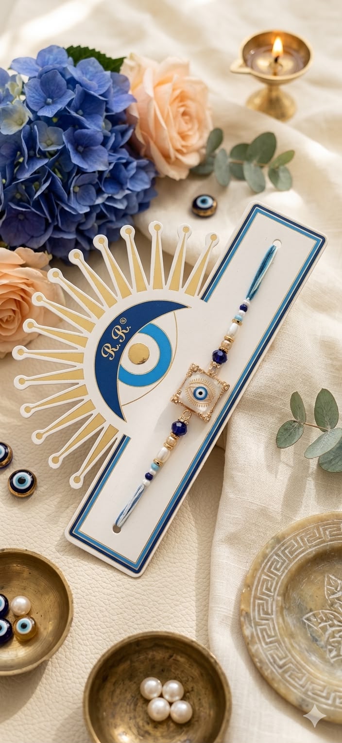 Evil Eye Rakhi (Square shape)