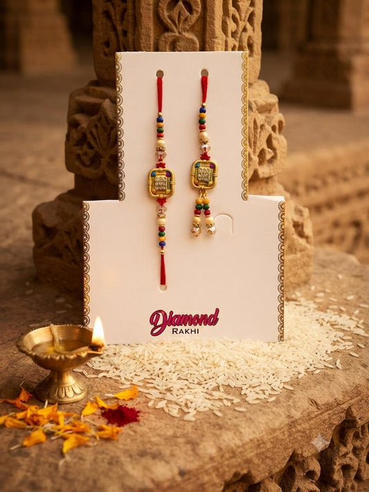 Bro-Bhabi Combo Set Rakhi