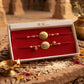 Traditional Designer Bro-Bhabi Combo Rakhi Set
