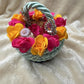 Rice-Kumkum Decorated Basket