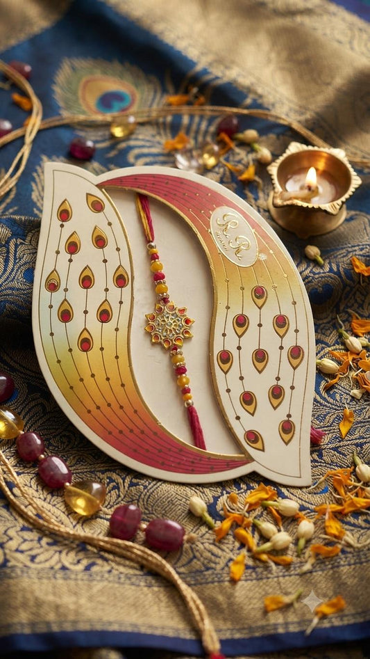 Meenakari rakhi