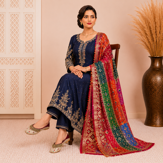 Premium Embroidered Punjabi Jutti